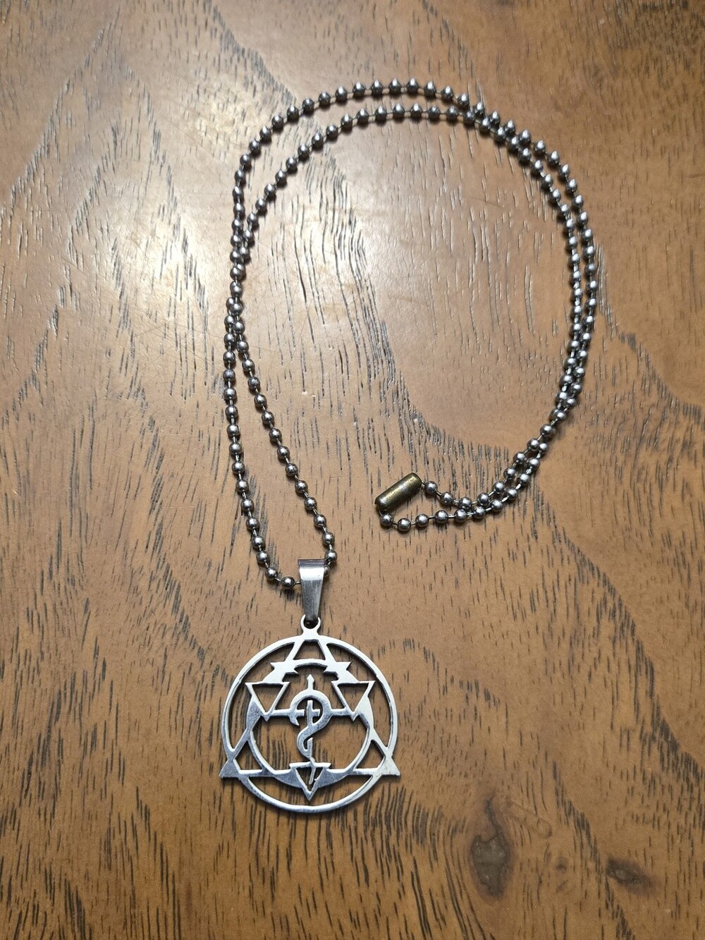 Fullmetal Alchemist Stainless Steel Pendant Necklace